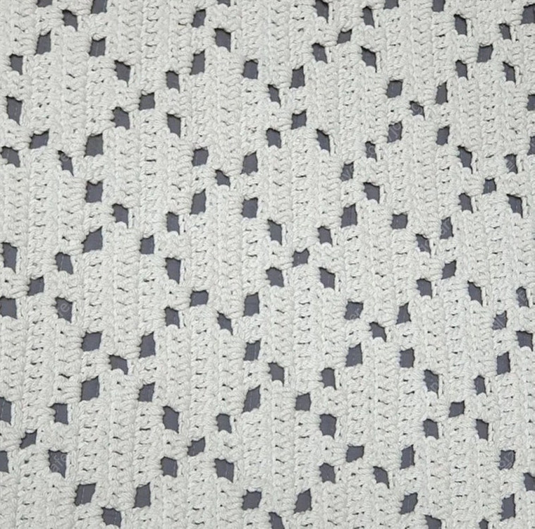 크로셰 블랭킷 배드러너 퀸사이즈 코바늘 손뜨개 침대 블랭킷 FA13 이미지