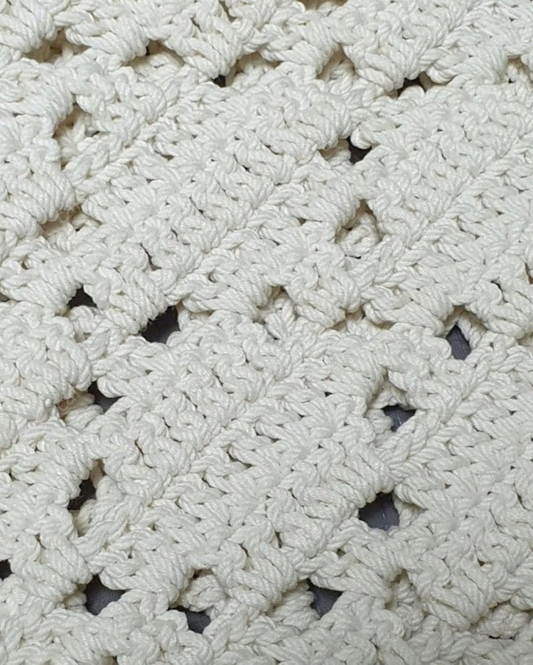 크로셰 블랭킷 배드러너 퀸사이즈 코바늘 손뜨개 침대 블랭킷 FA13 이미지