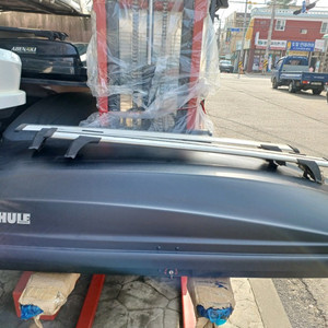 야키마 휘습바 스포티지r,싼타페dm용 툴레 퍼시픽780 루프박스 이미지