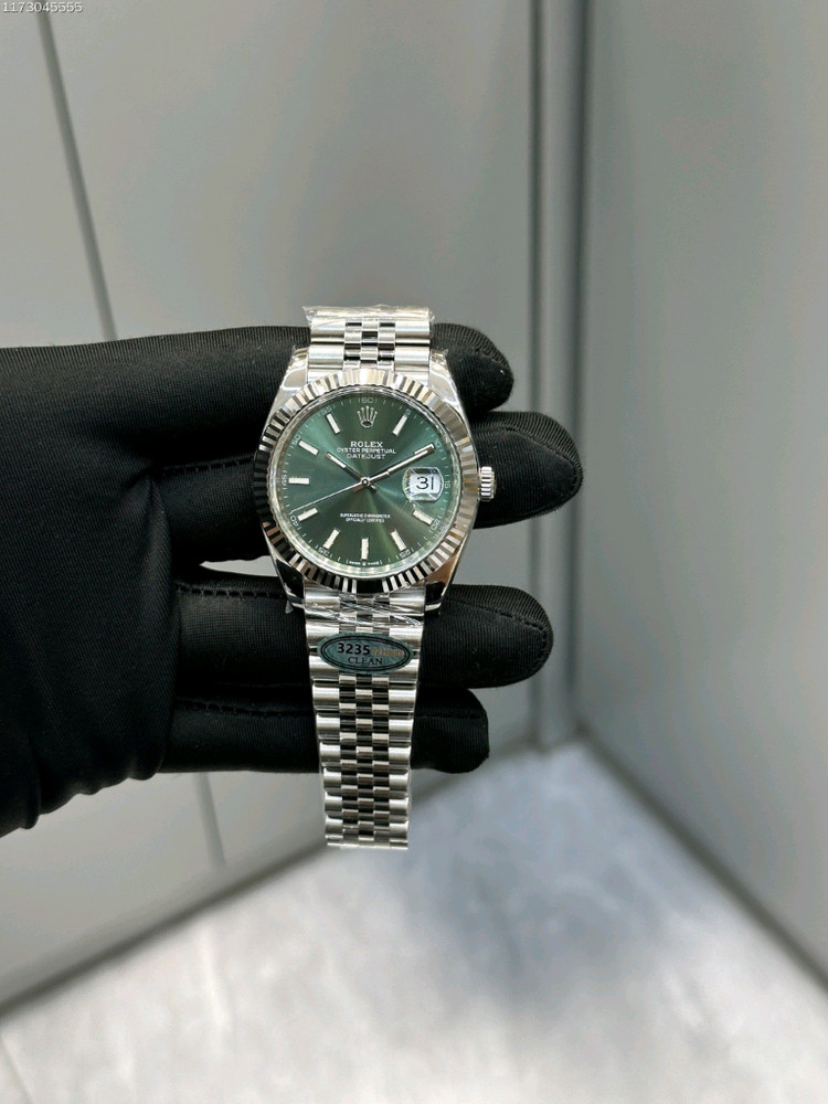 롤렉스 데이트저스트 36 모시 그린 스틸 / Rolex Datejust 36 Motif Green Steel 이미지
