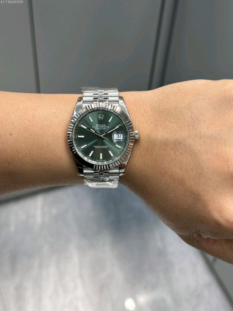 롤렉스 데이트저스트 36 모시 그린 스틸 / Rolex Datejust 36 Motif Green Steel 이미지