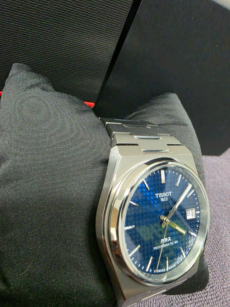 신품급)티쏘 prx38 청판 티타늄 이미지