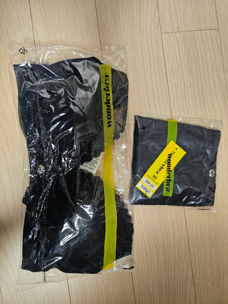 원더브라 와이어프리 브라팬티 세트 4세트( 80a +95사이즈팬티) 이미지