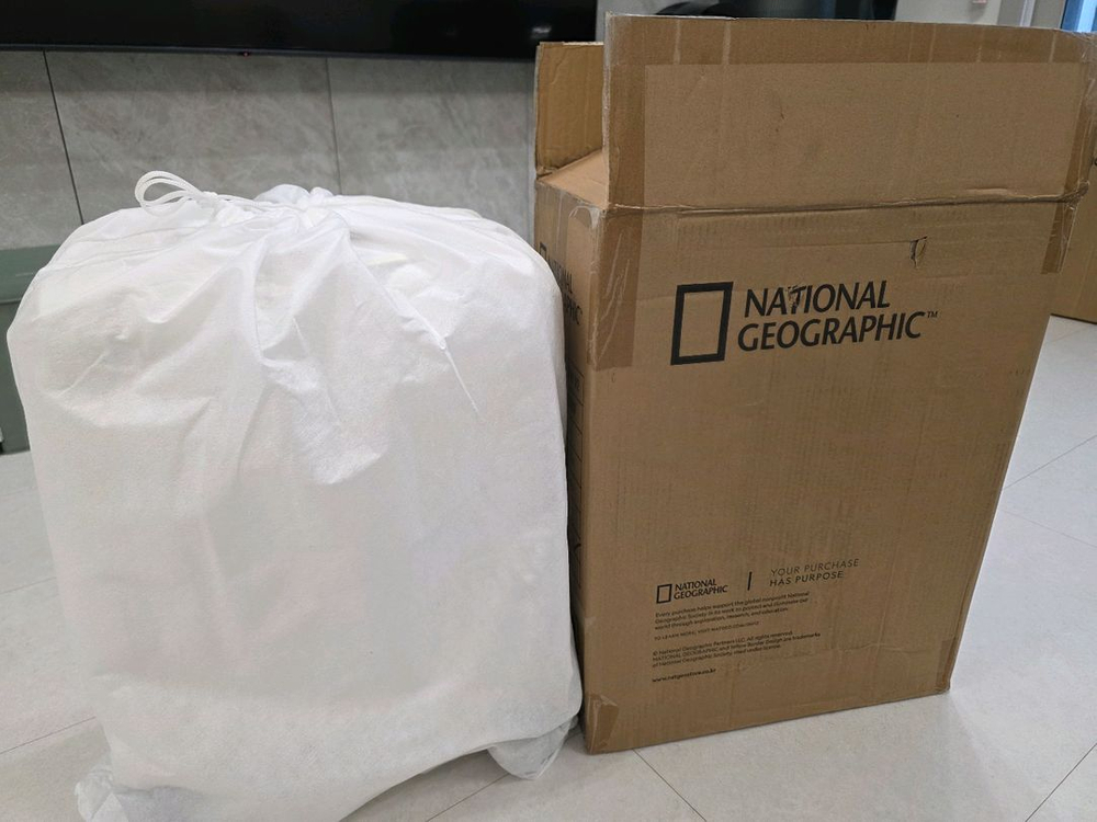 내셔널지오그래픽 18인치 기내용 캐리어 실버 이미지