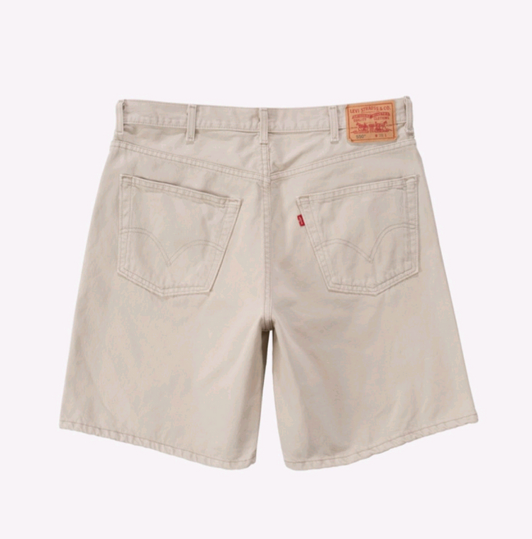 리바이스 550 베이지 데님 반바지 오리지널 버뮤다쇼츠 빅사이즈 이미지