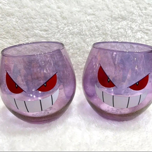 (정품 무료배송) 도쿄 포켓몬카페한정 팬텀 유리컵 이미지