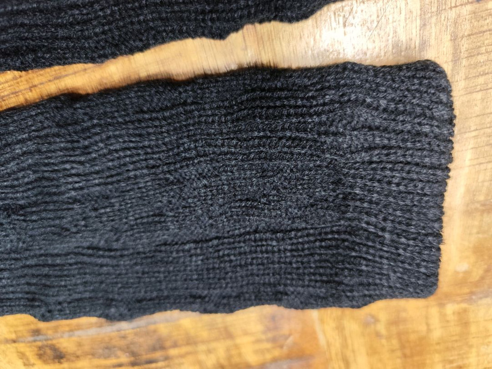 니트 블랙 레그워머 이미지