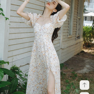 신스덴 뮤즈 롱 원피스(한소희착용)브라이덜샤워/제주도여행룩 추천 이미지