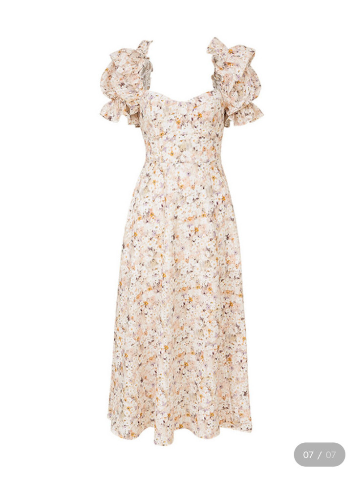 신스덴 뮤즈 롱 원피스(한소희착용)브라이덜샤워/제주도여행룩 추천 이미지