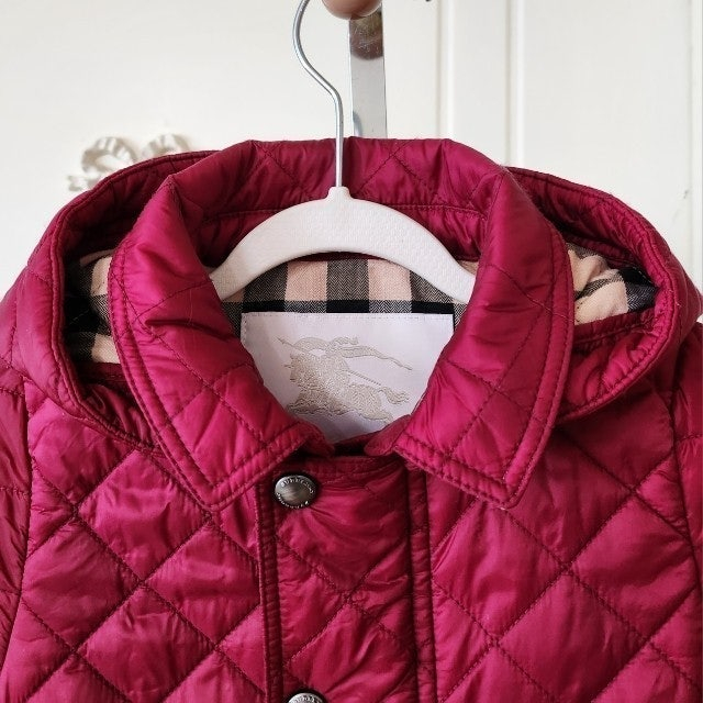 90호 (2y) 버버리칠드런 퀼팅 누빔 자켓 / 키즈 여아 몽클레어 구찌 펜디 디올 셀린느 이미지
