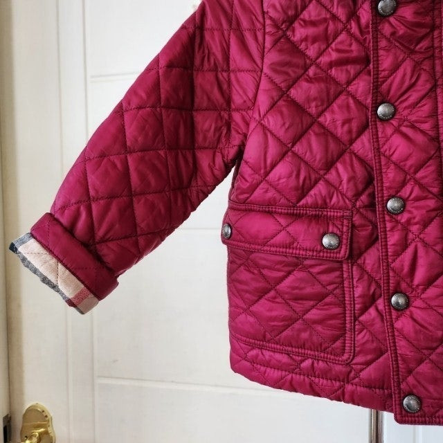 90호 (2y) 버버리칠드런 퀼팅 누빔 자켓 / 키즈 여아 몽클레어 구찌 펜디 디올 셀린느 이미지