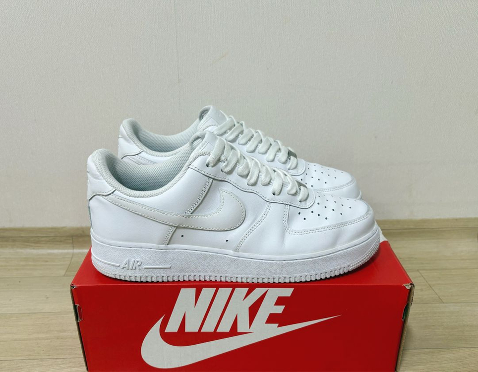 [275] 나이키 에어포스1 07 화이트 올백 운동화 이미지