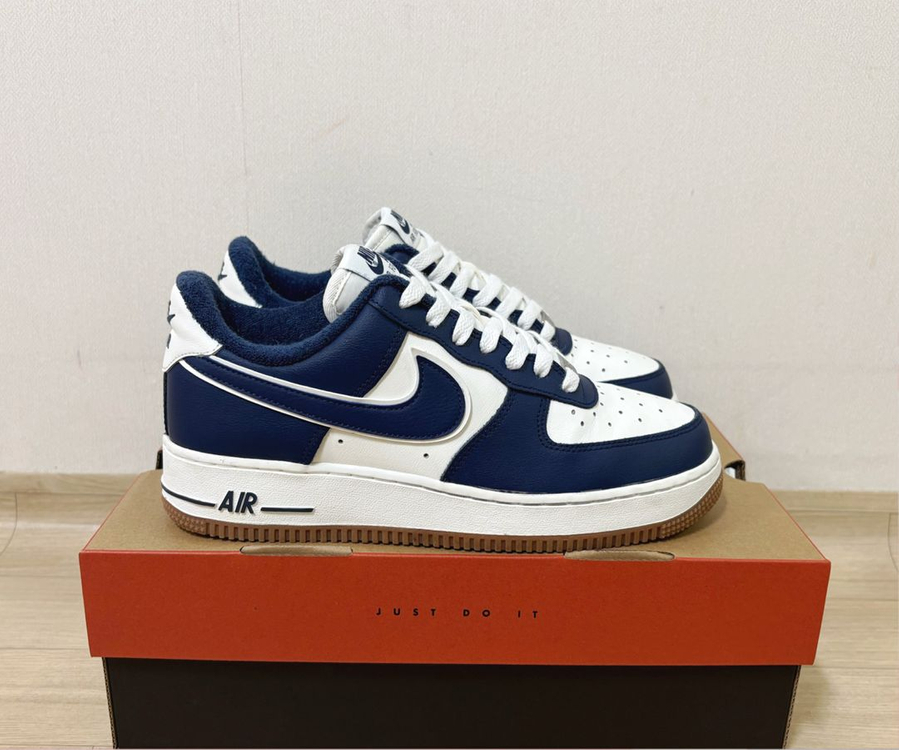 [250] 나이키 에어포스 1 07 네이비 미드나잇 운동화 이미지