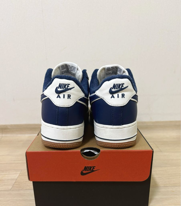 [250] 나이키 에어포스 1 07 네이비 미드나잇 운동화 이미지