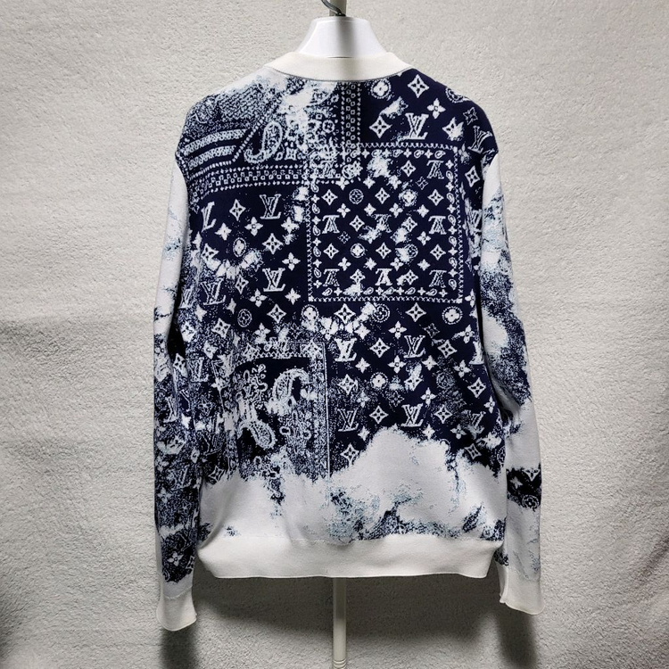 [한정판/백화점판] L / 루이비통 모노그램 반다나 니트 이미지