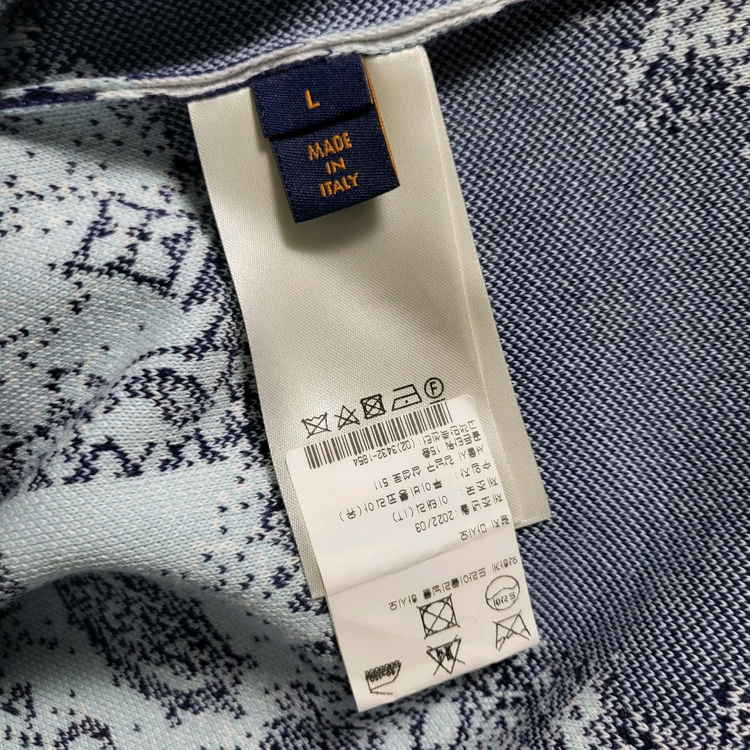 [한정판/백화점판] L / 루이비통 모노그램 반다나 니트 이미지