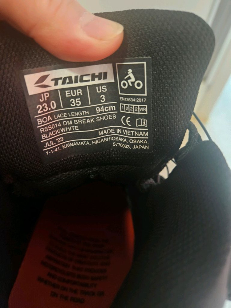 taichi 타이치 rss014 라이딩 부츠 230 이미지