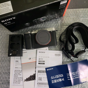 소니a7c 실버 만컷대 풀박스구성품판매해요 이미지