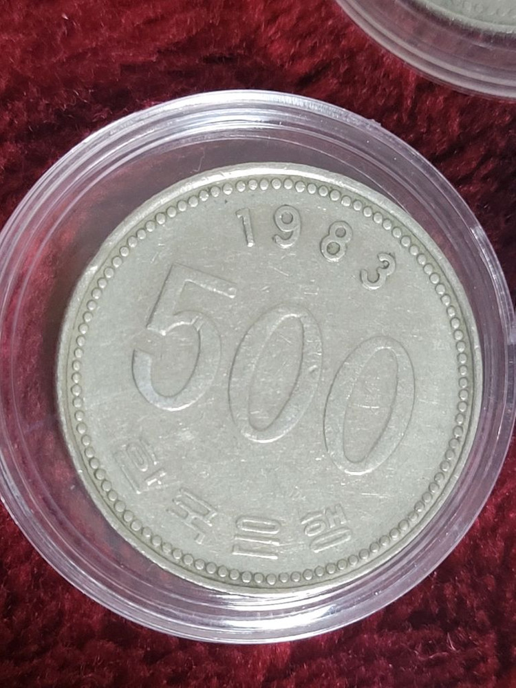 500원 동전 사용제(1982, 1983, 1984년) 일괄 이미지