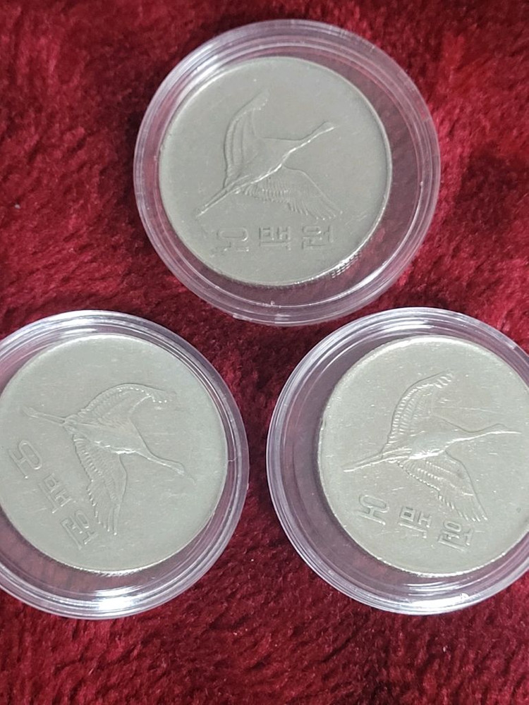 500원 동전 사용제(1982, 1983, 1984년) 일괄 이미지