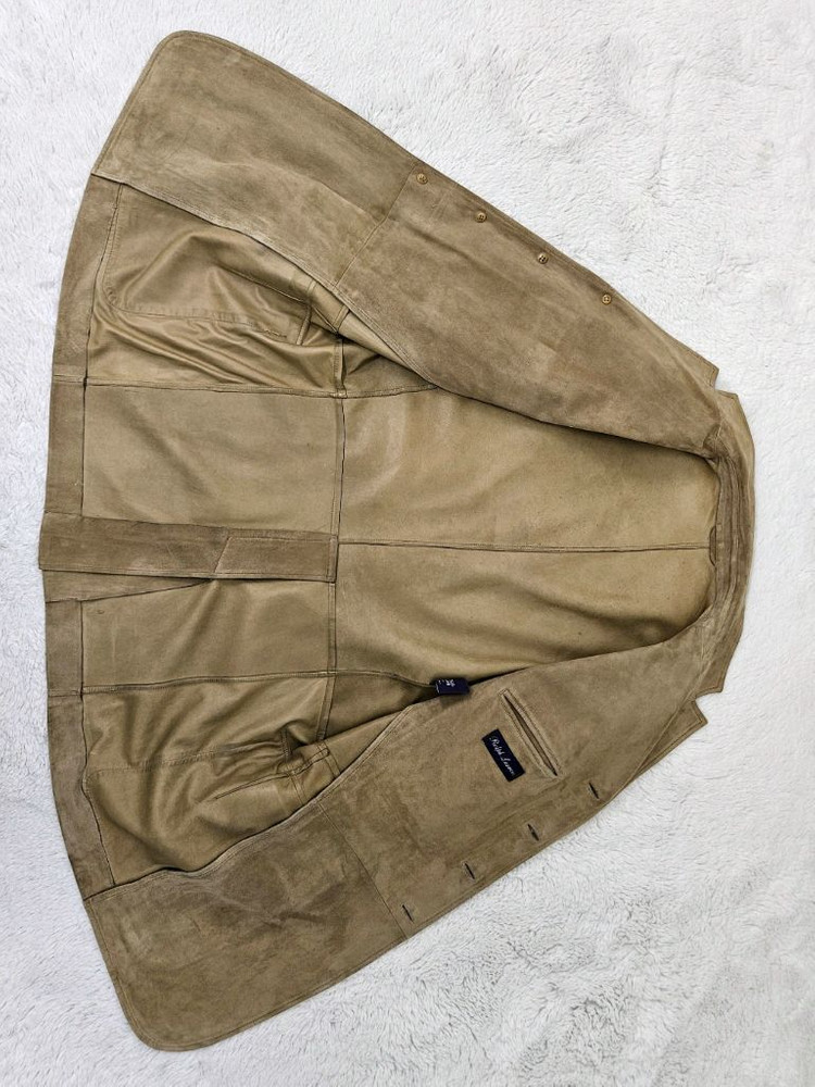 랄프로렌 퍼플라벨 조던 스웨이드 사파리 자켓 [ 톰포드 쿠치넬리 에르메스 로로피아나 브리오니 키톤 벨루티 디올 ] 이미지