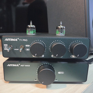Aiyima a07 max, t1 pro 진공관 프리 파워앰프 이미지