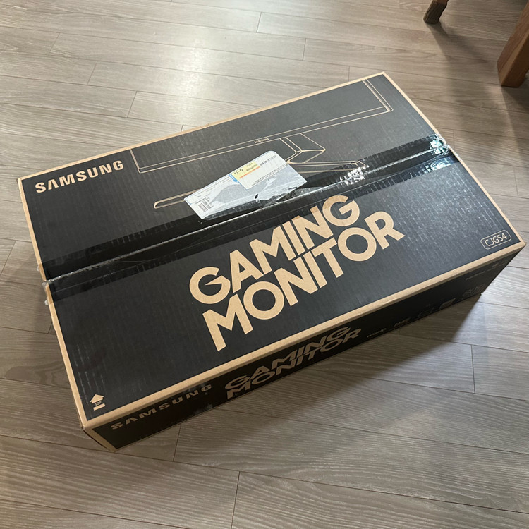 삼성 32인치 모니터 C32JG54 + 델 모니터암 msa14 이미지