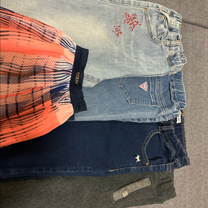 145 여아 블루독청바지+게스치마 이미지