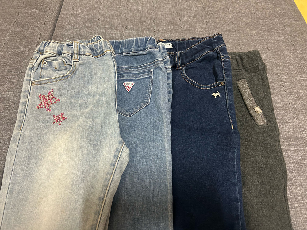 145 여아 블루독청바지+게스치마 이미지