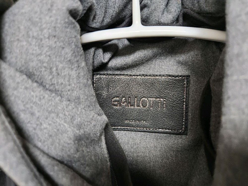이태리 갈로티(GALLOTTI) 스웨이드 후드 베스트 이미지