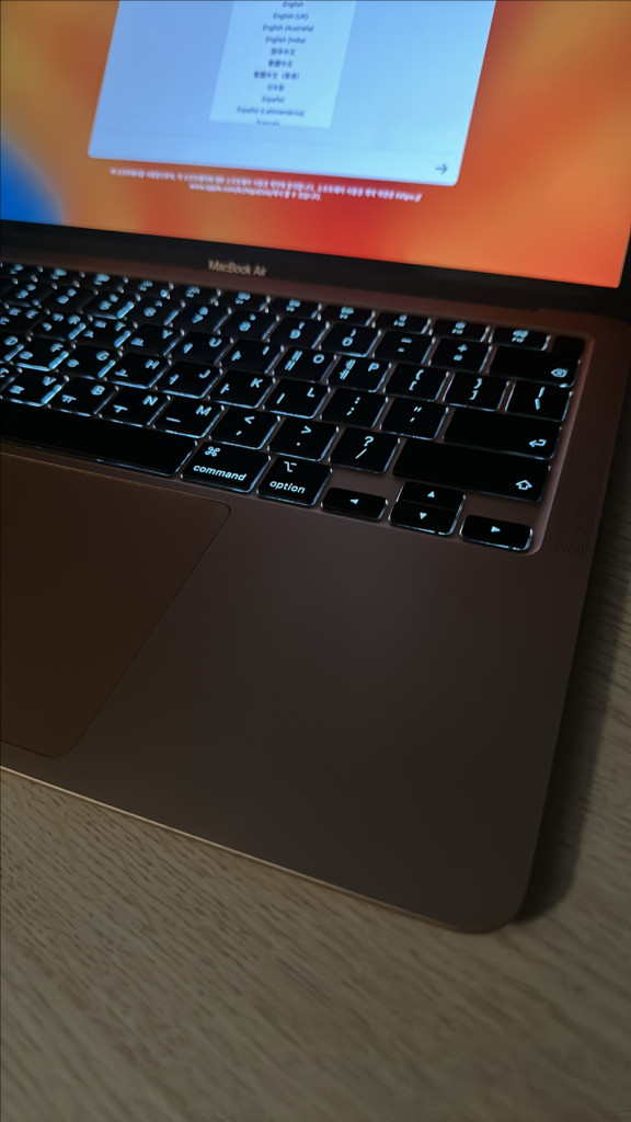 2020 맥북에어 13인치 로즈골드 8GB/256GB 이미지