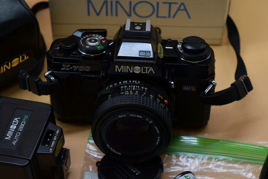 [입문용 필름카메라] MINOLTA MPS X700 FLASH SET 이미지