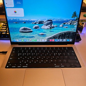 M1 맥북 프로 14인치 32g 1TB 판매 이미지