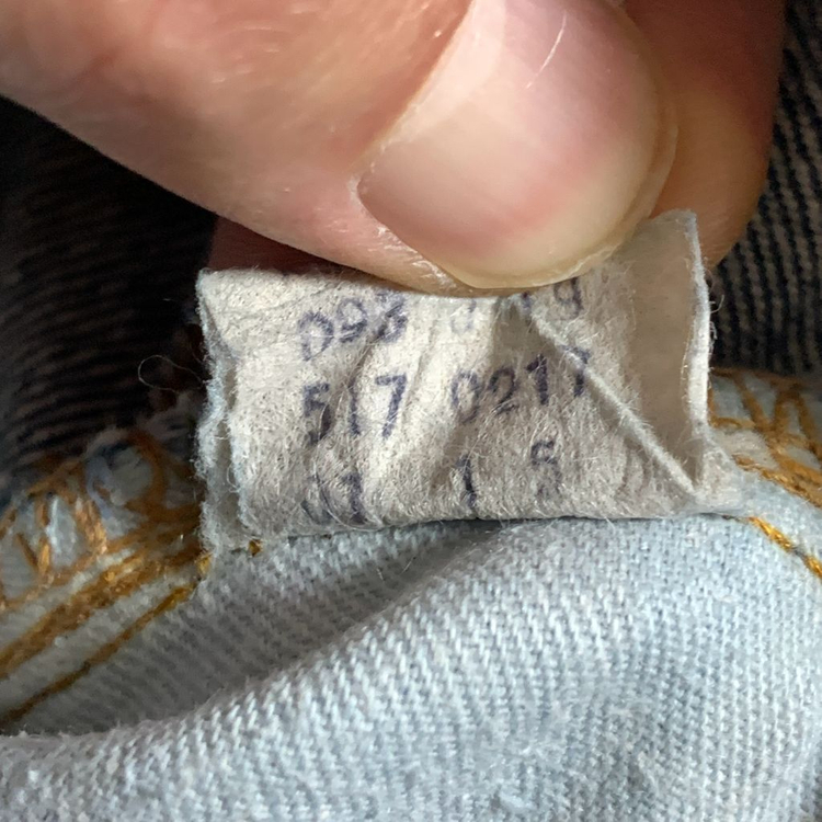 80s 리바이스 517 중청 32 이미지