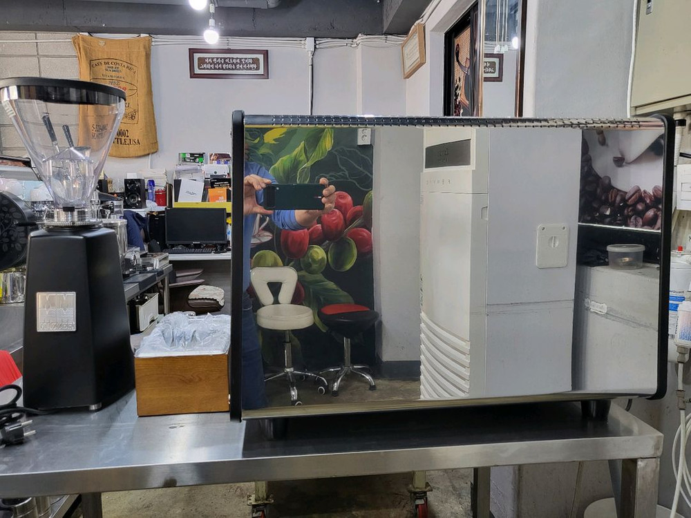 엑스포바 크렘 오닉스 커피머신 메조전자동그라인더 포함 이미지