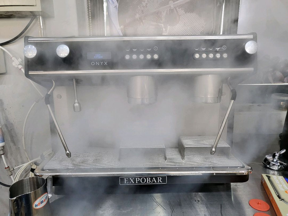 엑스포바 크렘 오닉스 커피머신 메조전자동그라인더 포함 이미지