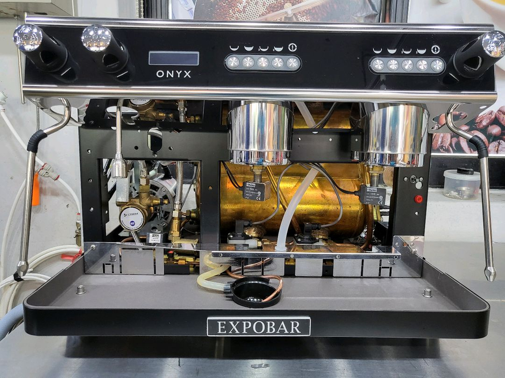 엑스포바 크렘 오닉스 커피머신 메조전자동그라인더 포함 이미지