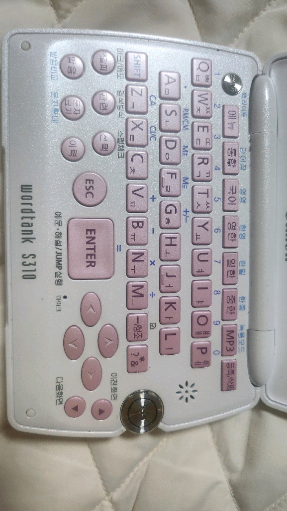 전자사전 캐논 워드탱크 S310 핑크 이미지