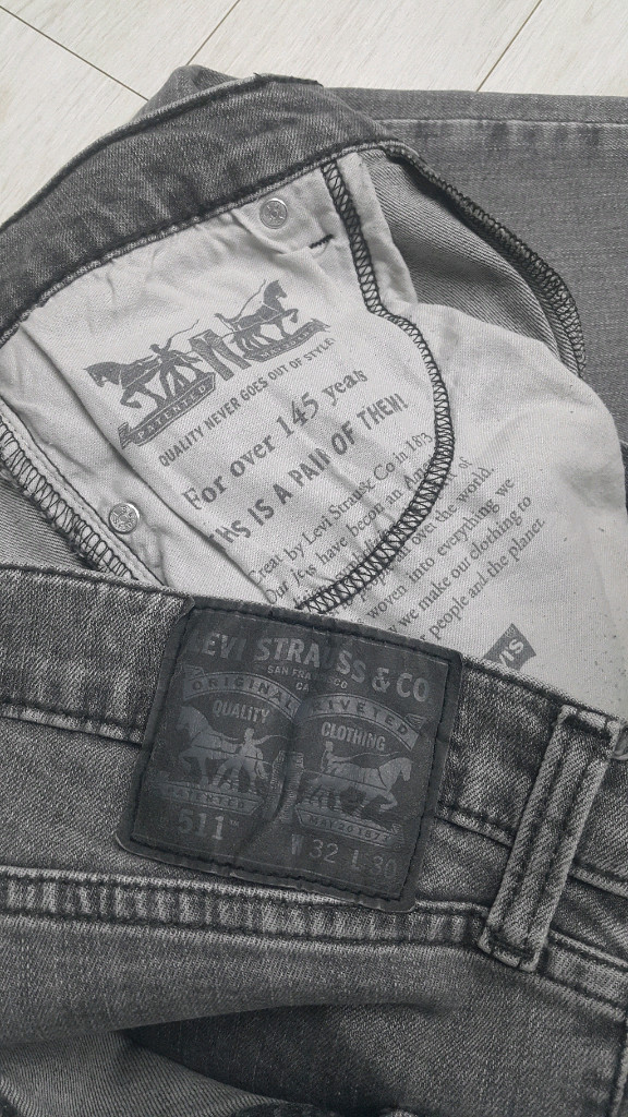 리바이스진511(사방스판) 그레이진 32인치(No.966)드라이완료! 이미지