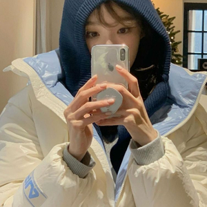 (택O 새상품) 아비에무아 램스울 바라클라바 네이비 이미지