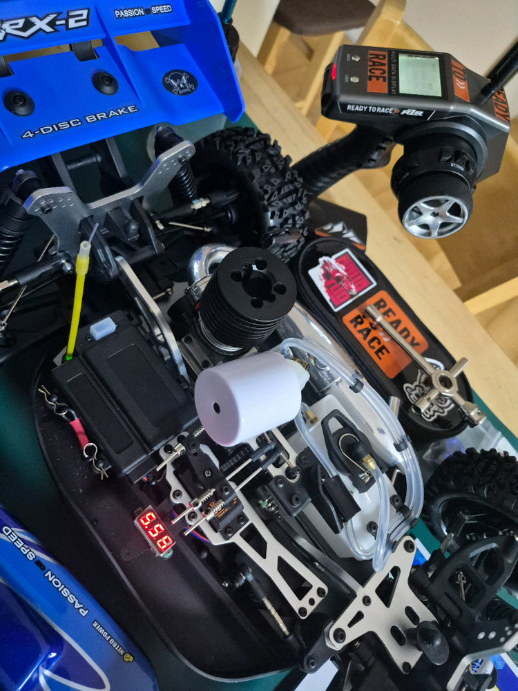 *각종교신가능*4WD니트로엔진1/8RC카VRX-2디지털+필수옵션17종포함(새제품)알씨카풀박스셋~바람에언덕에서 이미지