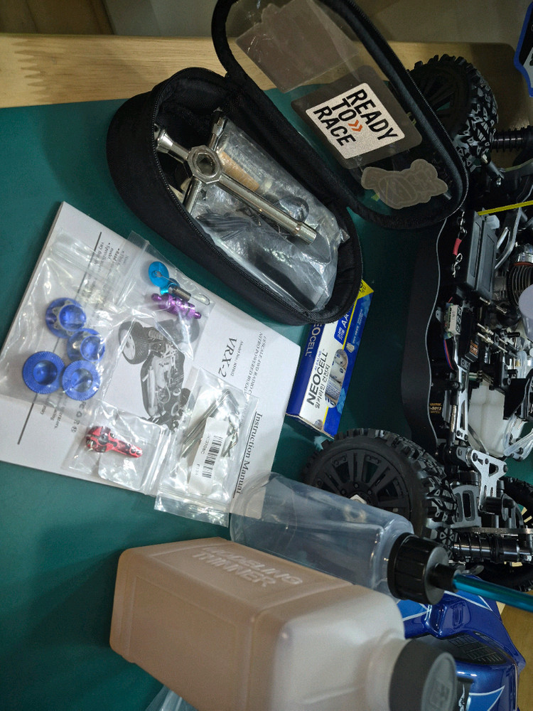 *각종교신가능*4WD니트로엔진1/8RC카VRX-2디지털+필수옵션17종포함(새제품)알씨카풀박스셋~바람에언덕에서 이미지