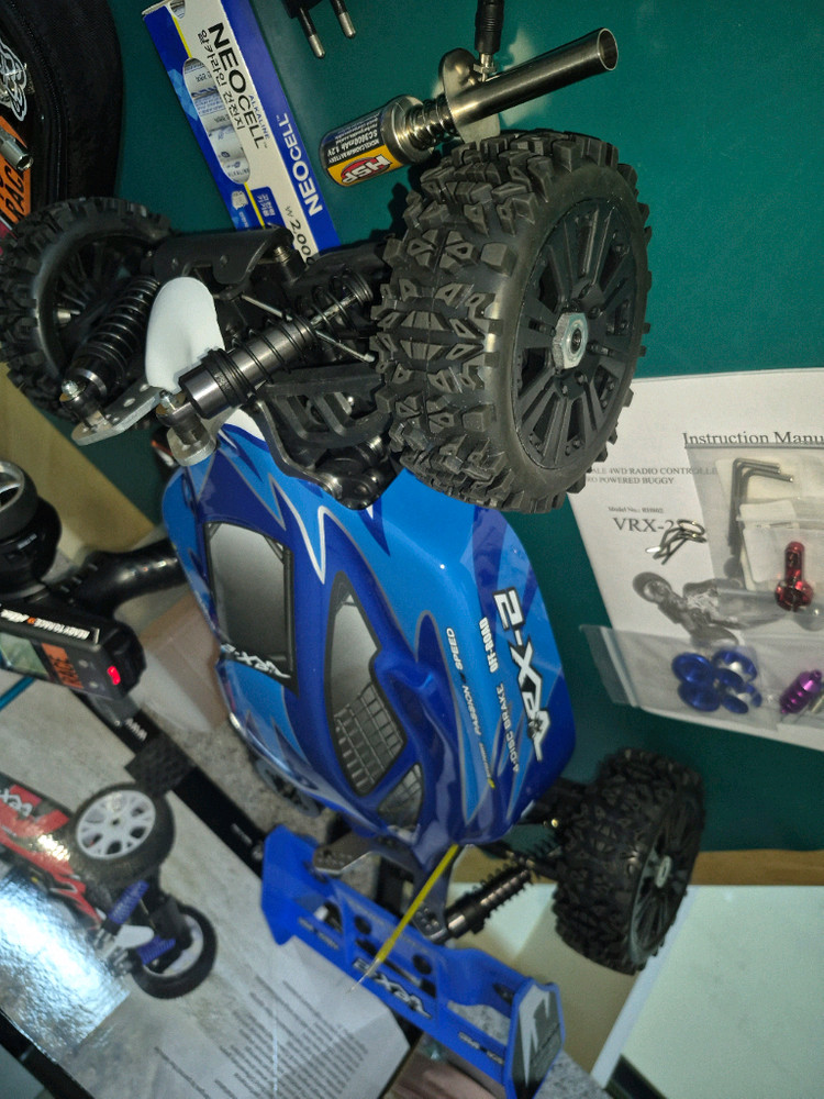 *각종교신가능*4WD니트로엔진1/8RC카VRX-2디지털+필수옵션17종포함(새제품)알씨카풀박스셋~바람에언덕에서 이미지