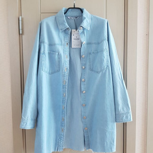 자라 데님 원피스 &롱남방 이미지