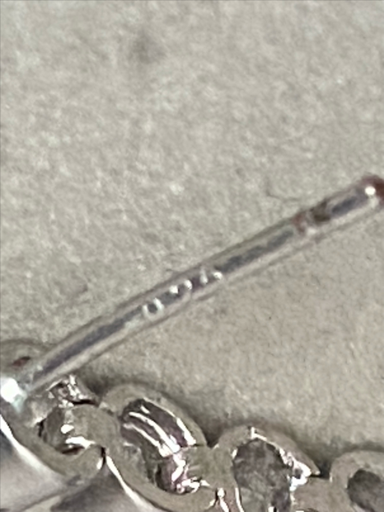 큐빅 테니스 목걸이 귀걸이 세트 이미지