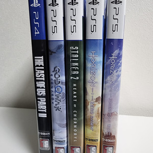 PS5/PS4 타이틀 일괄 판매합니다.(호라이즌, 스토커2, 갓오브워 등) 이미지