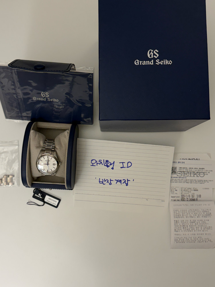 그랜드세이코 눈송이 쿼츠 (sgbx355) 이미지