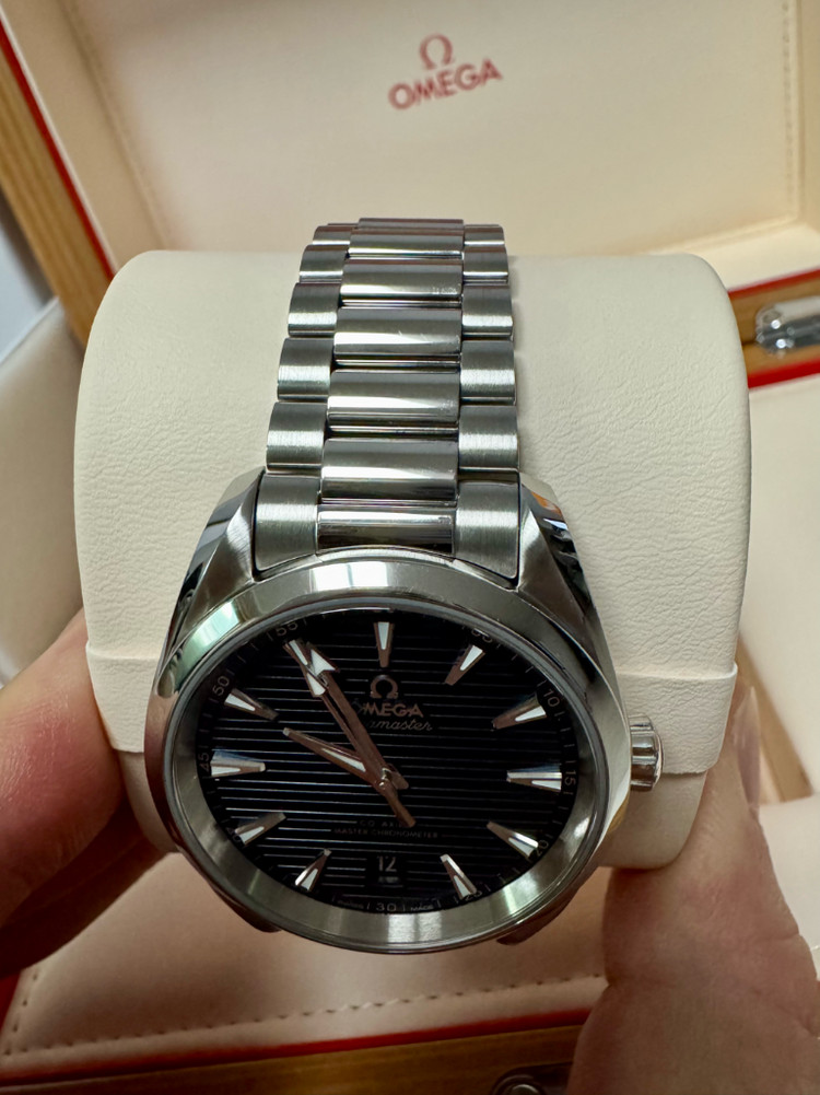 오메가 아쿠아테라 38mm 청판 러버스트랩+신형 쉐이드 브슬 풀구성 이미지