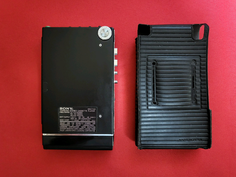 소니빈티지워크맨 WM-F102 정크기기 이미지