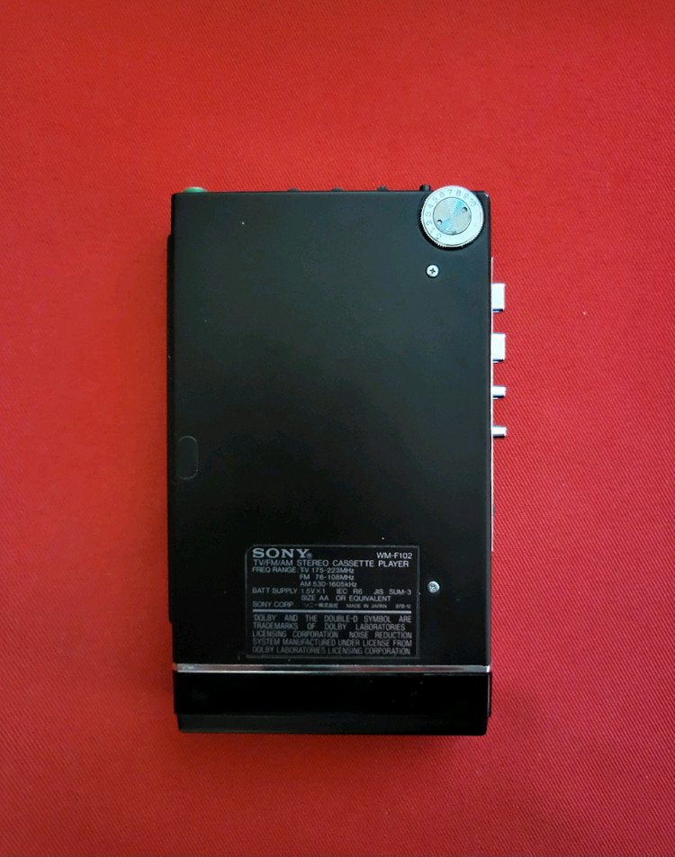 소니빈티지워크맨 WM-F102 정크기기 이미지